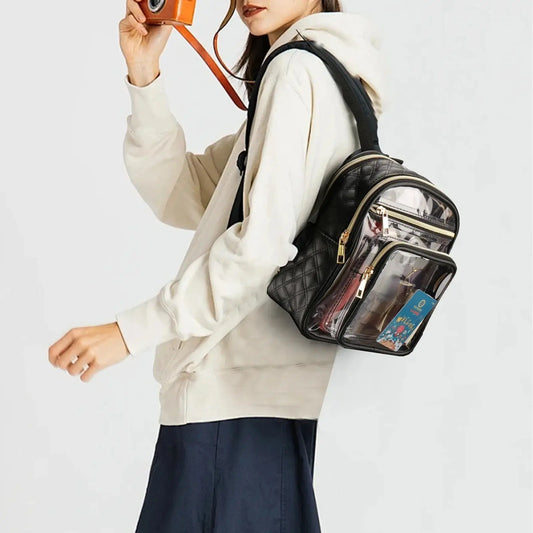 What size clear bag for airport ?