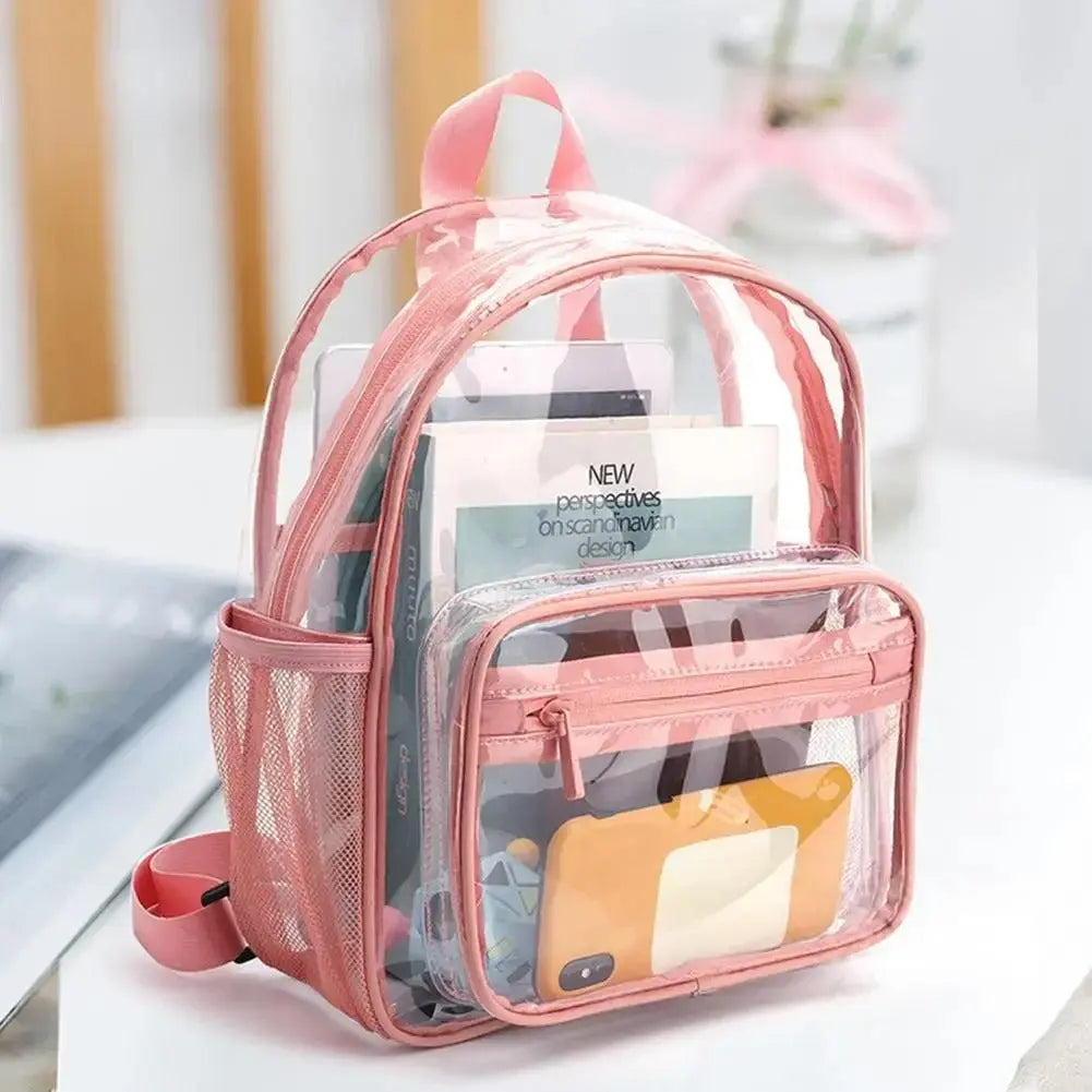 Children's Transparent PVC Backpack - Stylish & Waterproof | Go Clear Bag