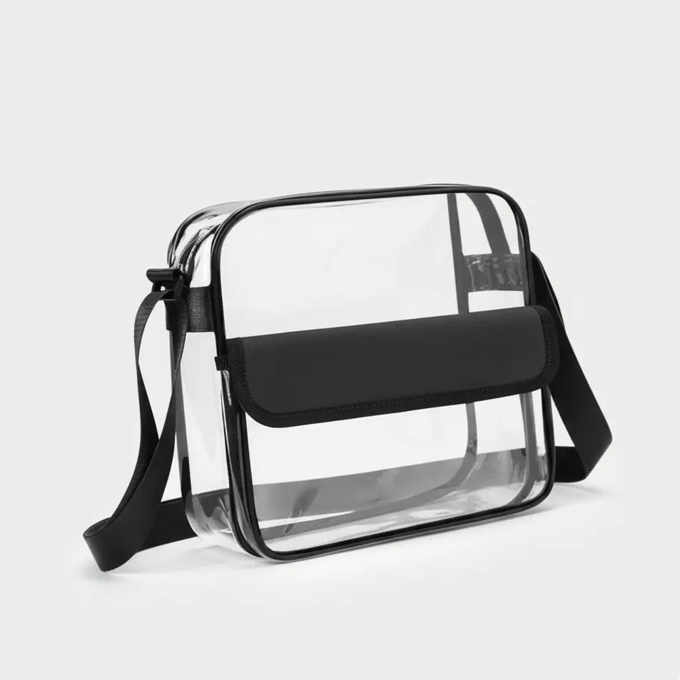 Clear Messenger Bag Pocket Go Trust Bag