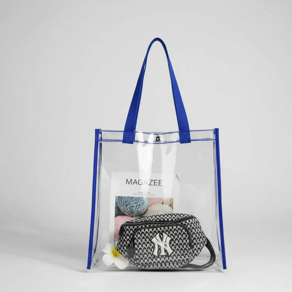 Clear Tote Bag Street Style Go Trust Bag