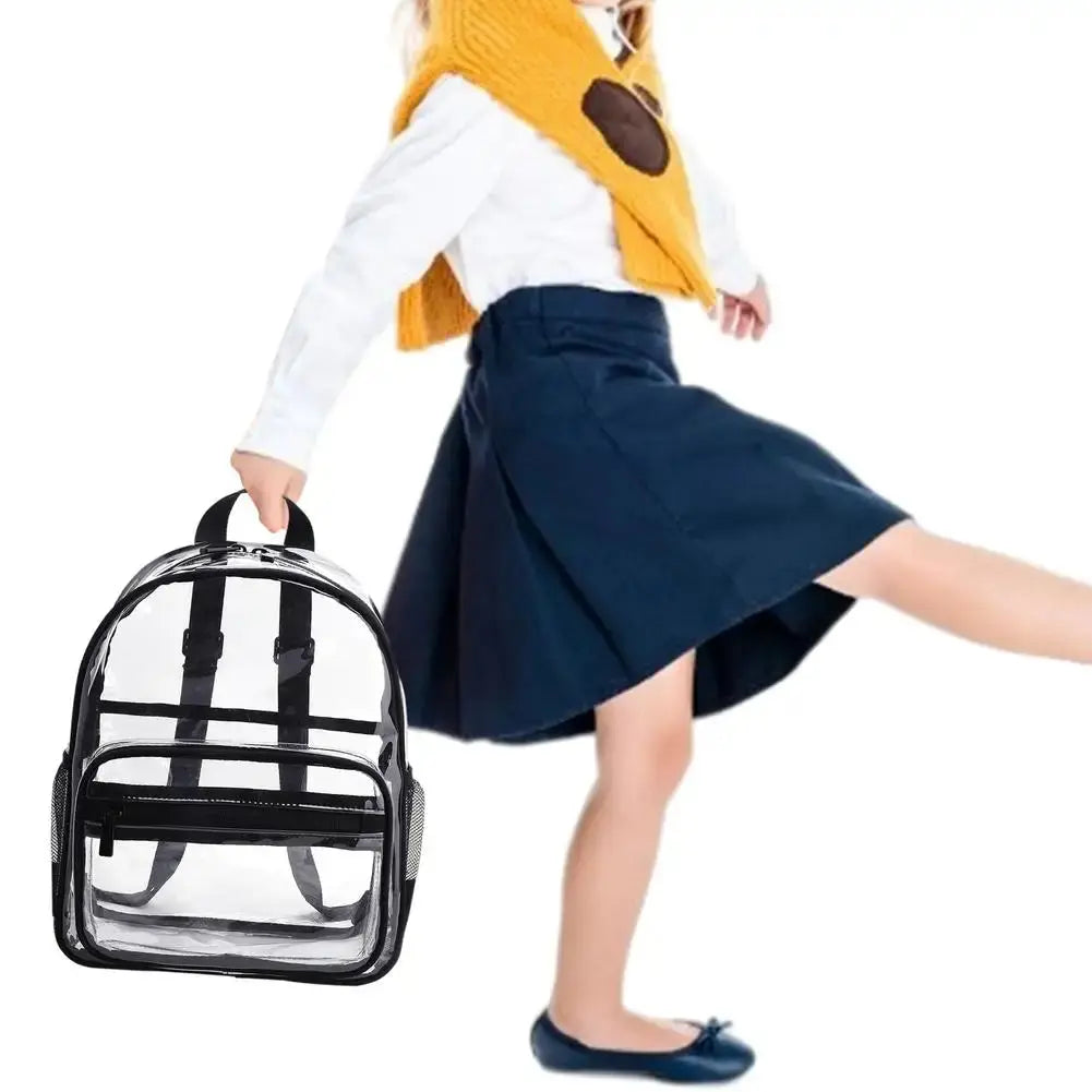 Children's Transparent PVC Backpack - Stylish & Waterproof | Go Clear Bag