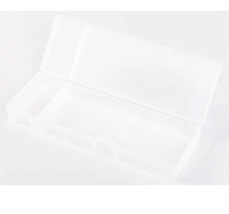 Matte Transparent Plastic Pencil Case | School & Office Supplies | Go Clear Bag