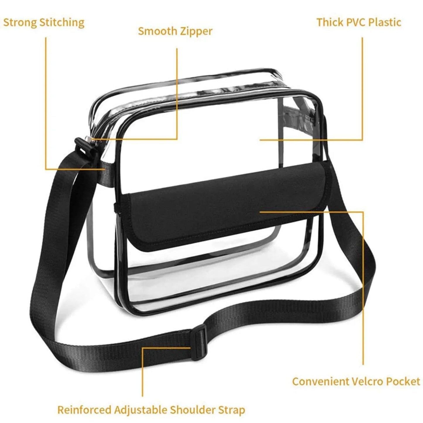 PVC Clear Bag - Stadium | Go Clear Bag