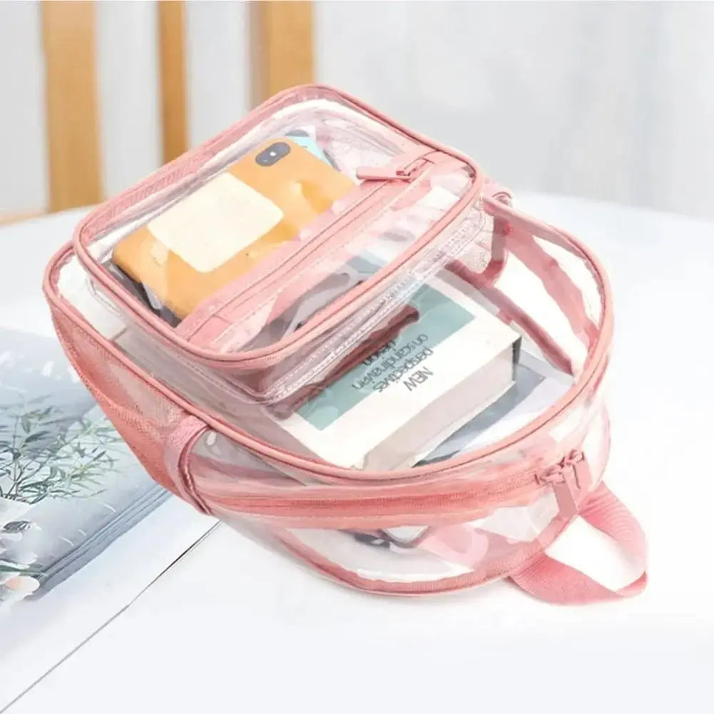 Children's Transparent PVC Backpack - Stylish & Waterproof | Go Clear Bag