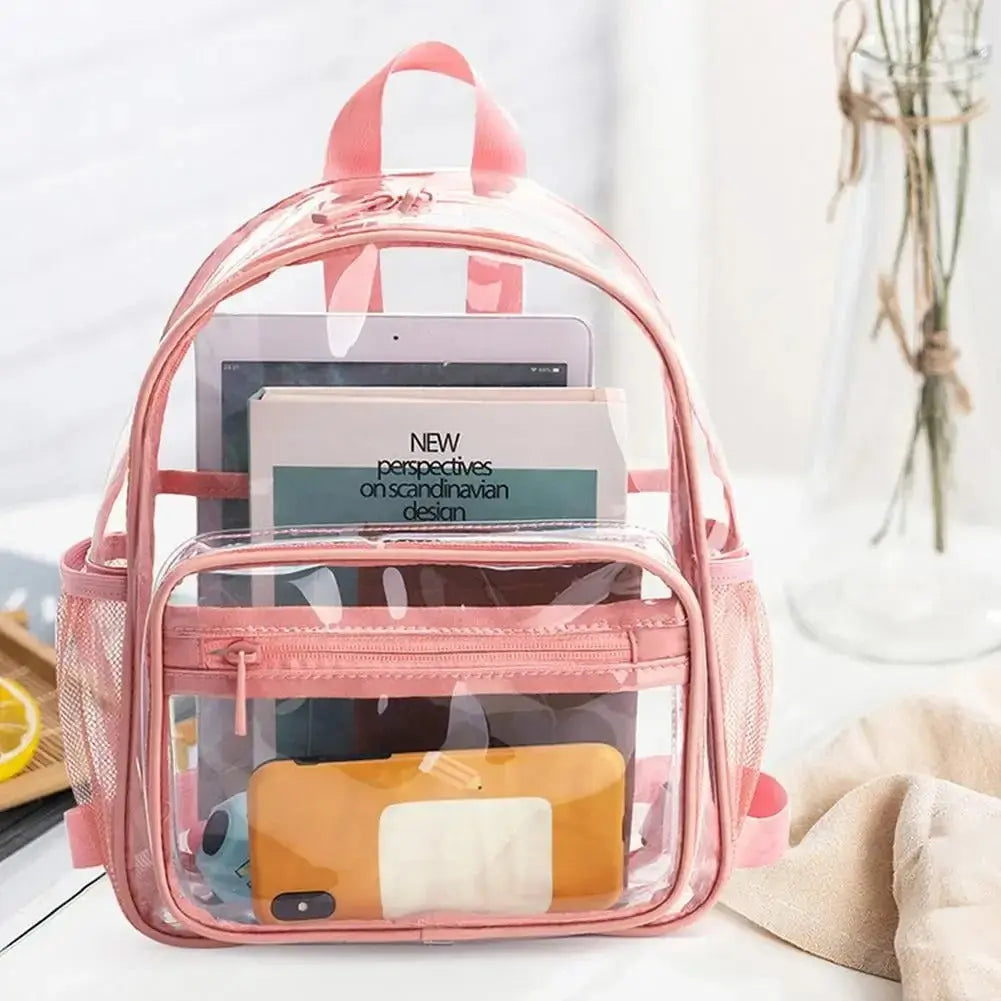 Children's Transparent PVC Backpack - Stylish & Waterproof | Go Clear Bag