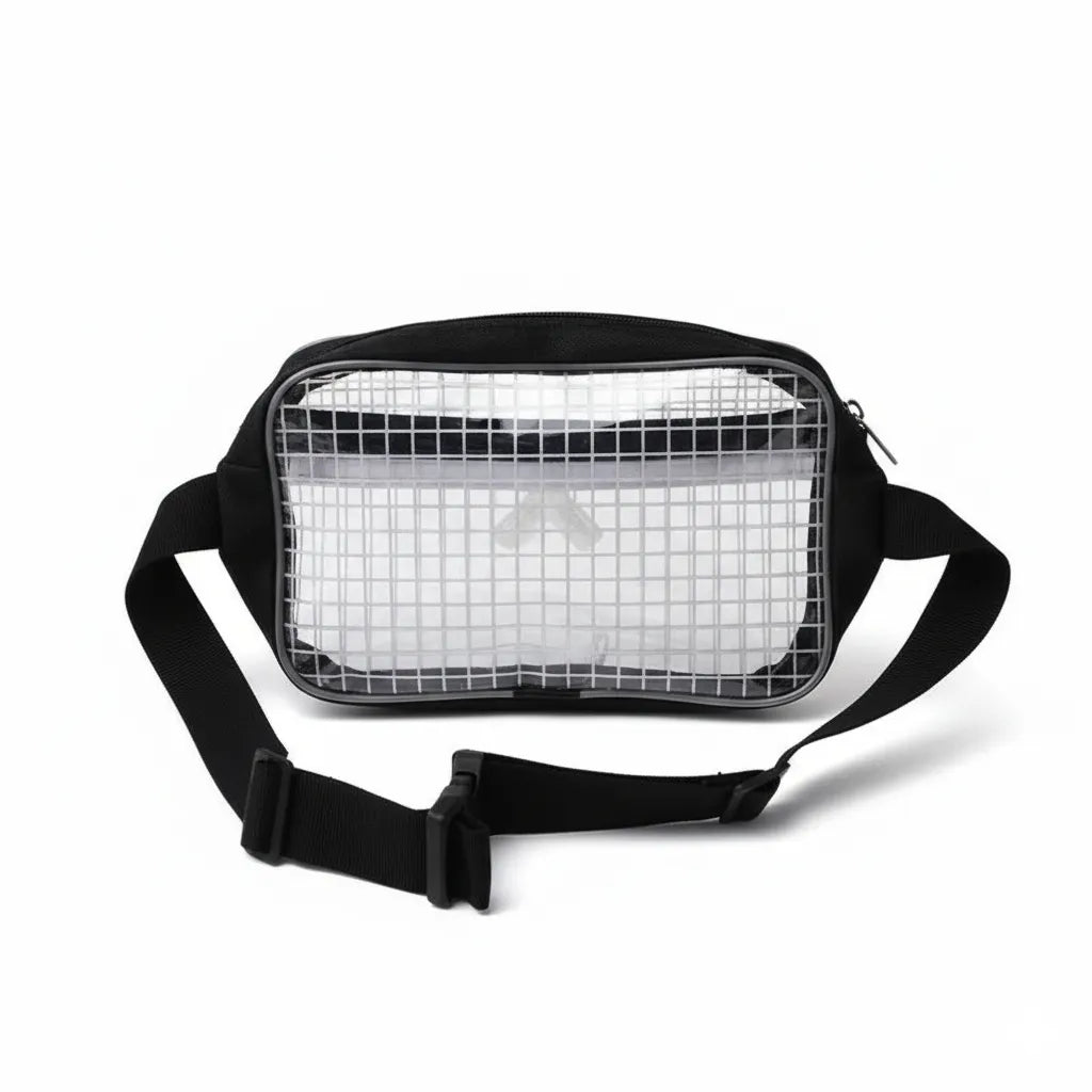 Clear Fanny Bag Squared Go Trust Bag