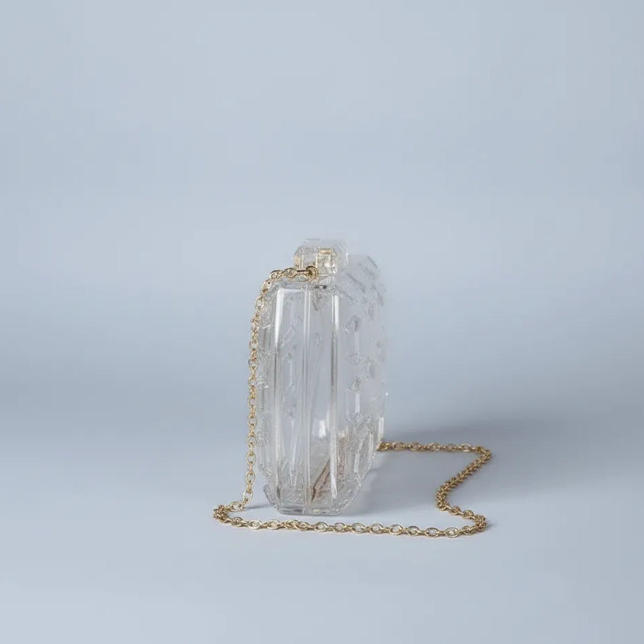 Clear Handbag Honeycomb Go Trust Bag