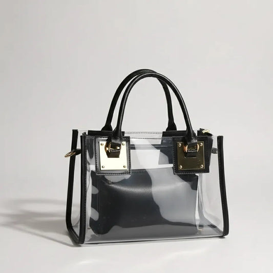 Clear Handbag Pouch Go Trust Bag