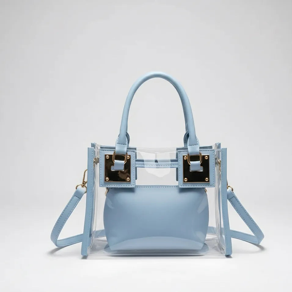 Clear Handbag Pouch Go Trust Bag