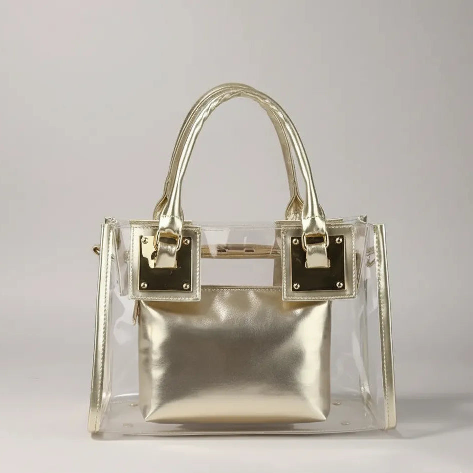 Clear Handbag Pouch Go Trust Bag