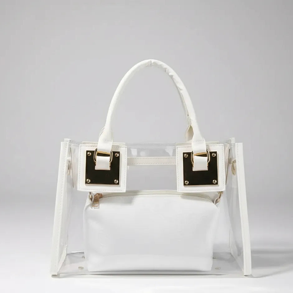 Clear Handbag Pouch Go Trust Bag