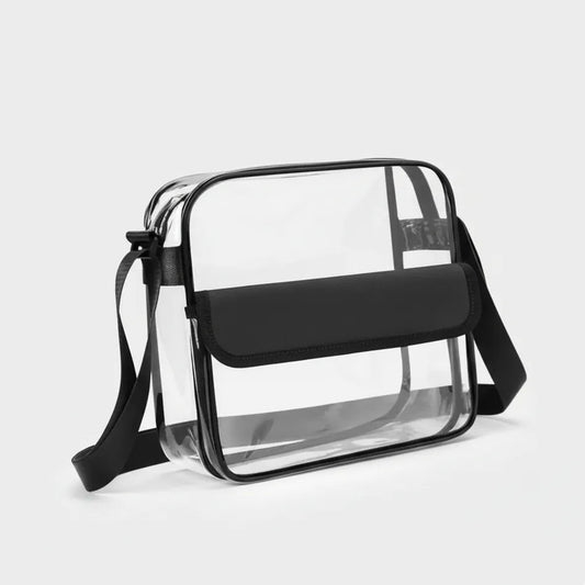 Clear Messenger Bag Pocket Go Trust Bag