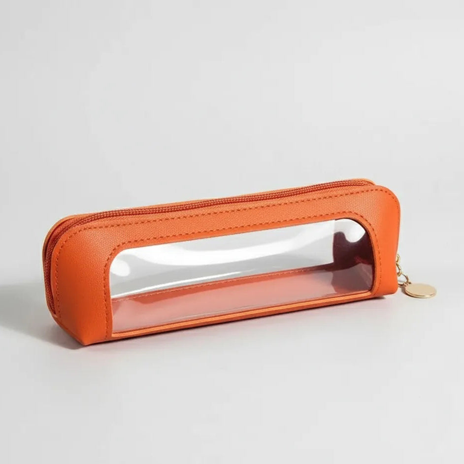 Clear Pencil Pouch Weave Go Trust Bag