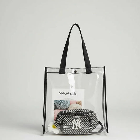 Clear Tote Bag Street Style Go Trust Bag