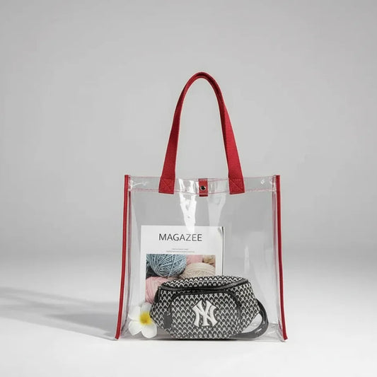 Clear Tote Bag Street Style Go Trust Bag