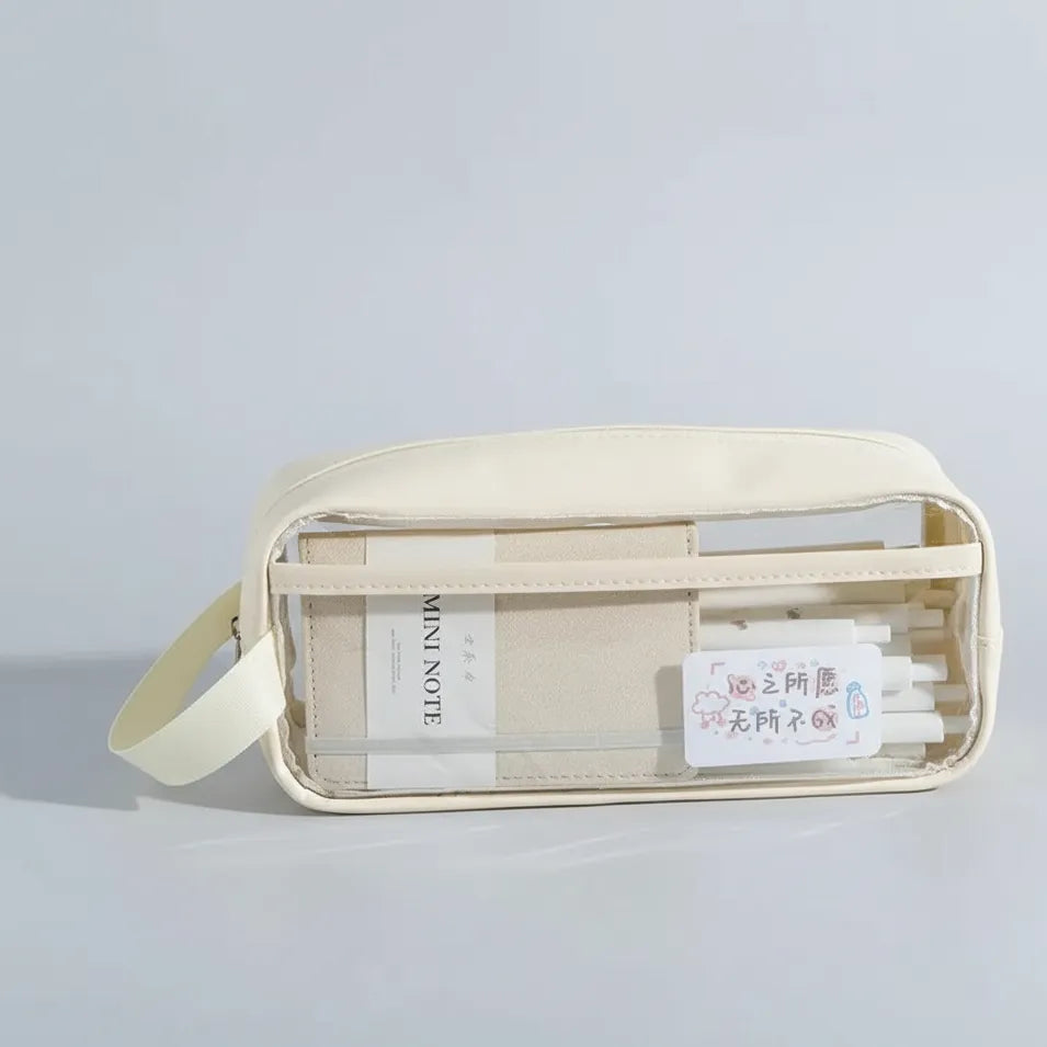 Clear Pencil Case Classic Go Trust Bag