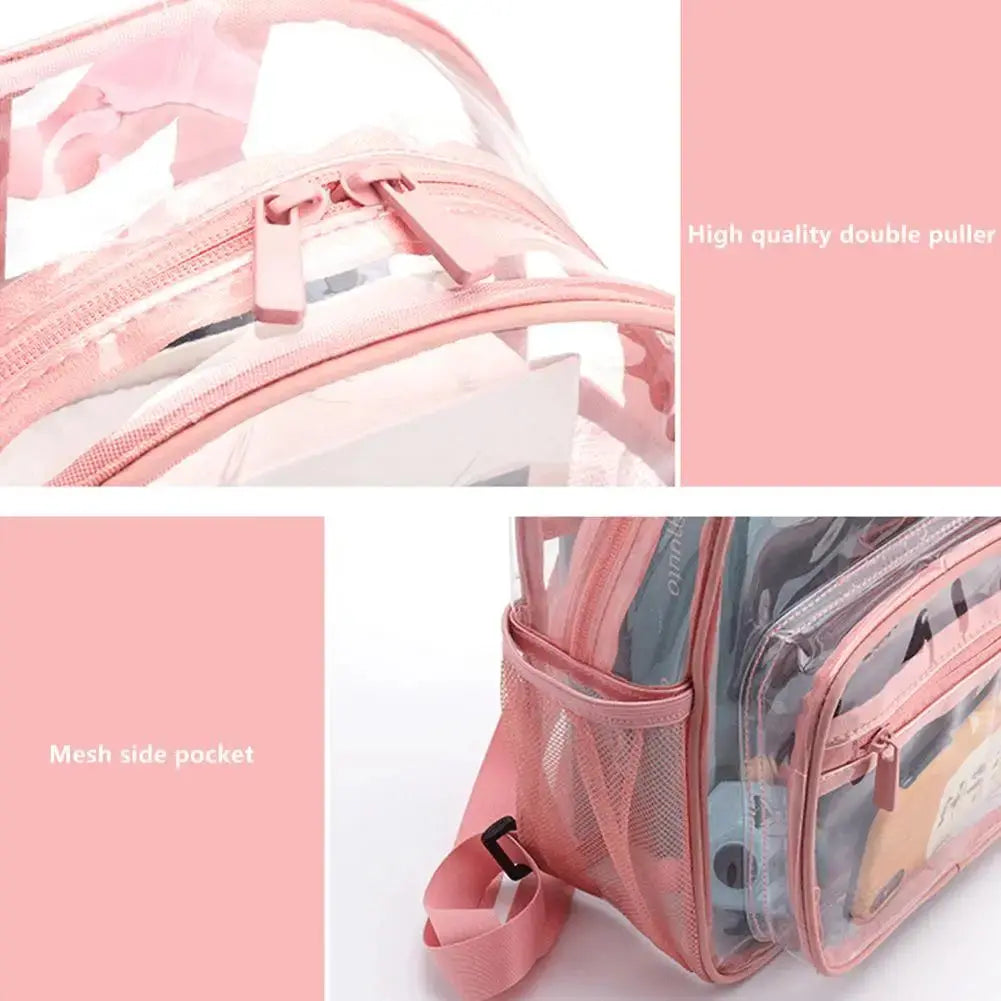 Children's Transparent PVC Backpack - Stylish & Waterproof | Go Clear Bag
