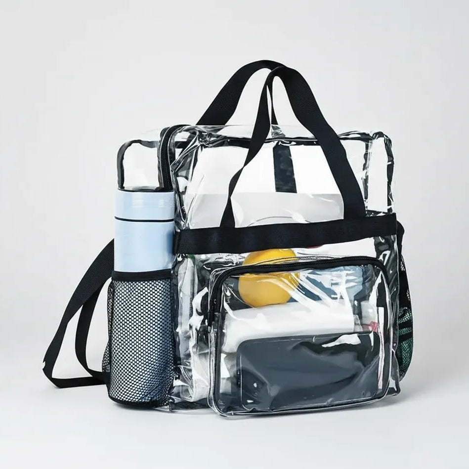 Multi-Compartment Clear Stadium Bag Go Trust Bag