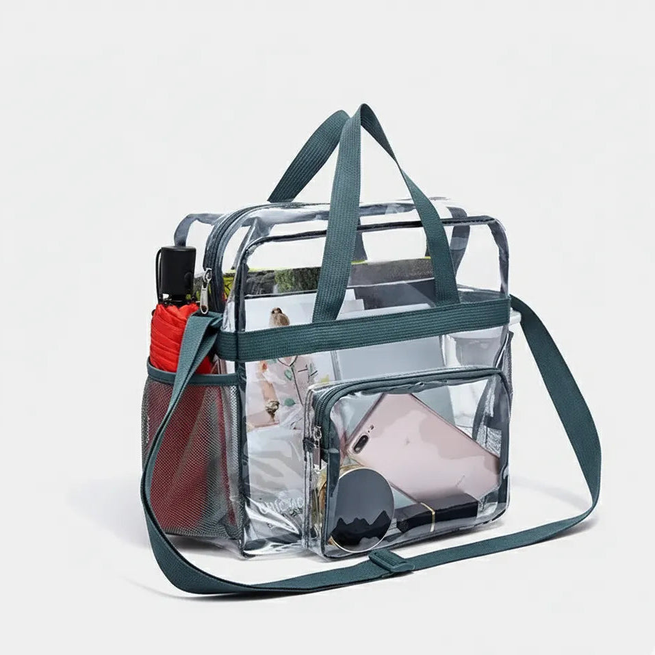 Multi-Compartment Clear Stadium Bag Go Trust Bag