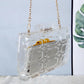 Transparent Honeycomb Clutch | Go Clear Bag