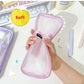 Transparent Mesh Double-Layer Pencil Case – Lightweight & Stylish | Go Clear Bag