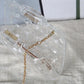 Transparent Honeycomb Clutch | Go Clear Bag