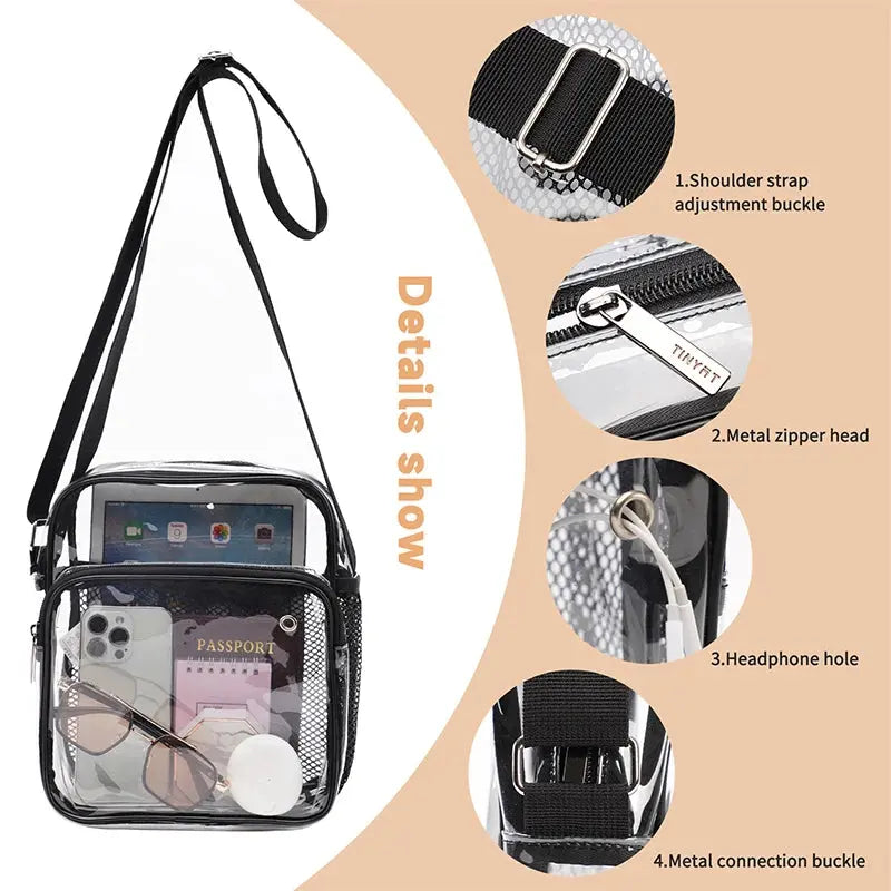 Lightweight Transparent PVC Bag | Go Clear Bag