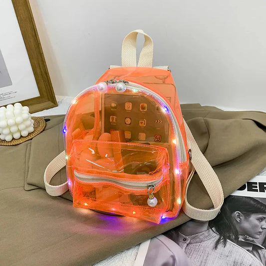 Transparent Womens Backpack Go Clear Bag