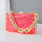 Clear Jelly Clutch Go Clear Bag