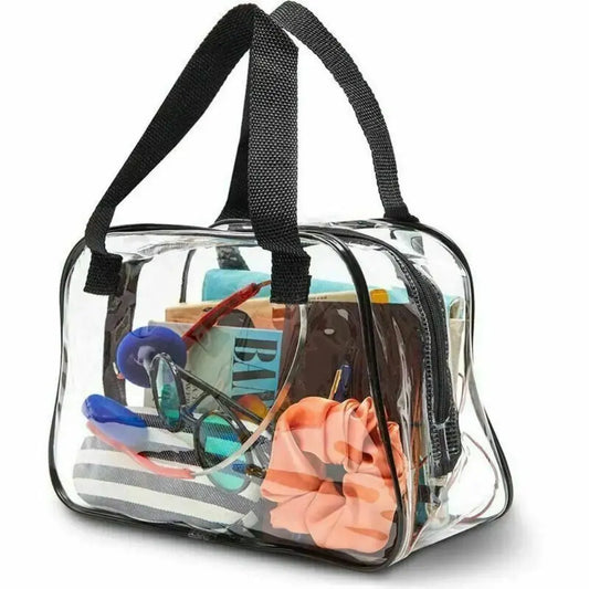 Clear PVC Cosmetic Handbag | Go Clear Bag