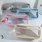 Transparent Pencil Case | Korean Stationery Large Capacity | Go Clear Bag