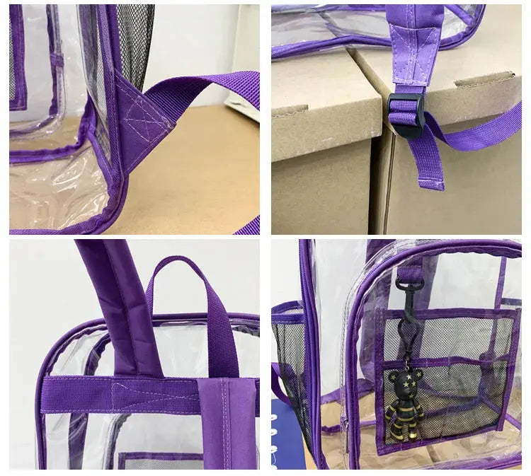 Women's Clear Backpack - Stylish & High Capacity | Go Clear Bag
