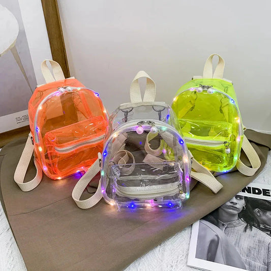 Transparent Womens Backpack Go Clear Bag