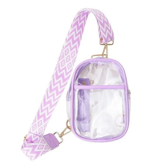 Unisex Clear Chest Fanny Bag | Go Clear Bag