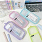 Transparent Mesh Double-Layer Pencil Case – Lightweight & Stylish | Go Clear Bag