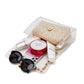 Clear Handbag Wicker Clutch Bag Go Clear Bag