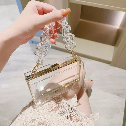 Elegance Clear Clutch Go Clear Bag