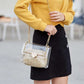 Clear Handbag Wicker Clutch Bag Go Clear Bag