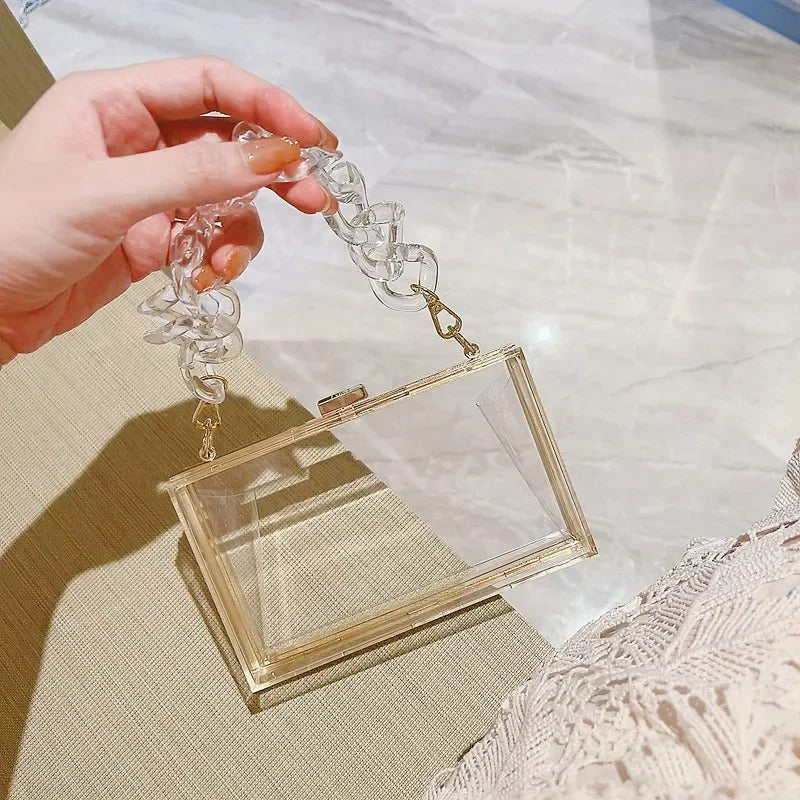 Elegance Clear Clutch Go Clear Bag